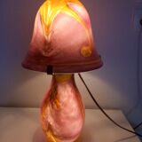 Blown glass lamp