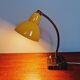 Casserole lamp in yellow lacquered metal and black marble, 1950s