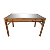 Rattan dining table