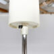 Mid-century clear glass ball pendant light, Czechoslovakia