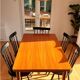 Large extendable designer dining table (seats 6 to 10), vintage, from the end of the 60s