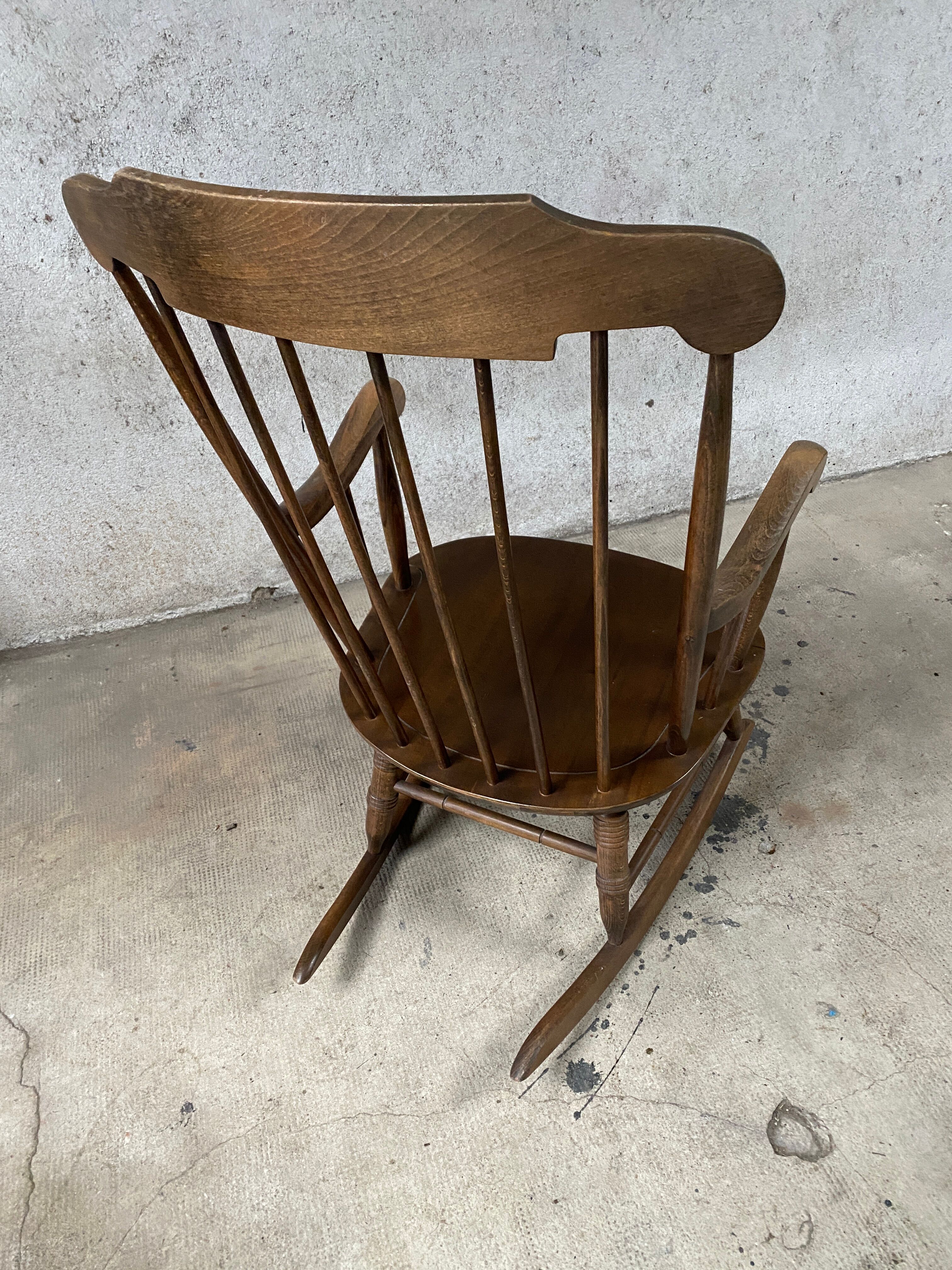 Old rocking-chair of the 50s