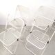 Four Talin Spa metal mesh chairs from the 1980s.