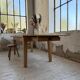 Solid oak farmhouse table 180/270 cm + extensions