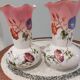 Pair of art deco opaline vases from the 1930s