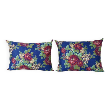 Set of 2 vintage Turkish cushion covers 41x56 cm