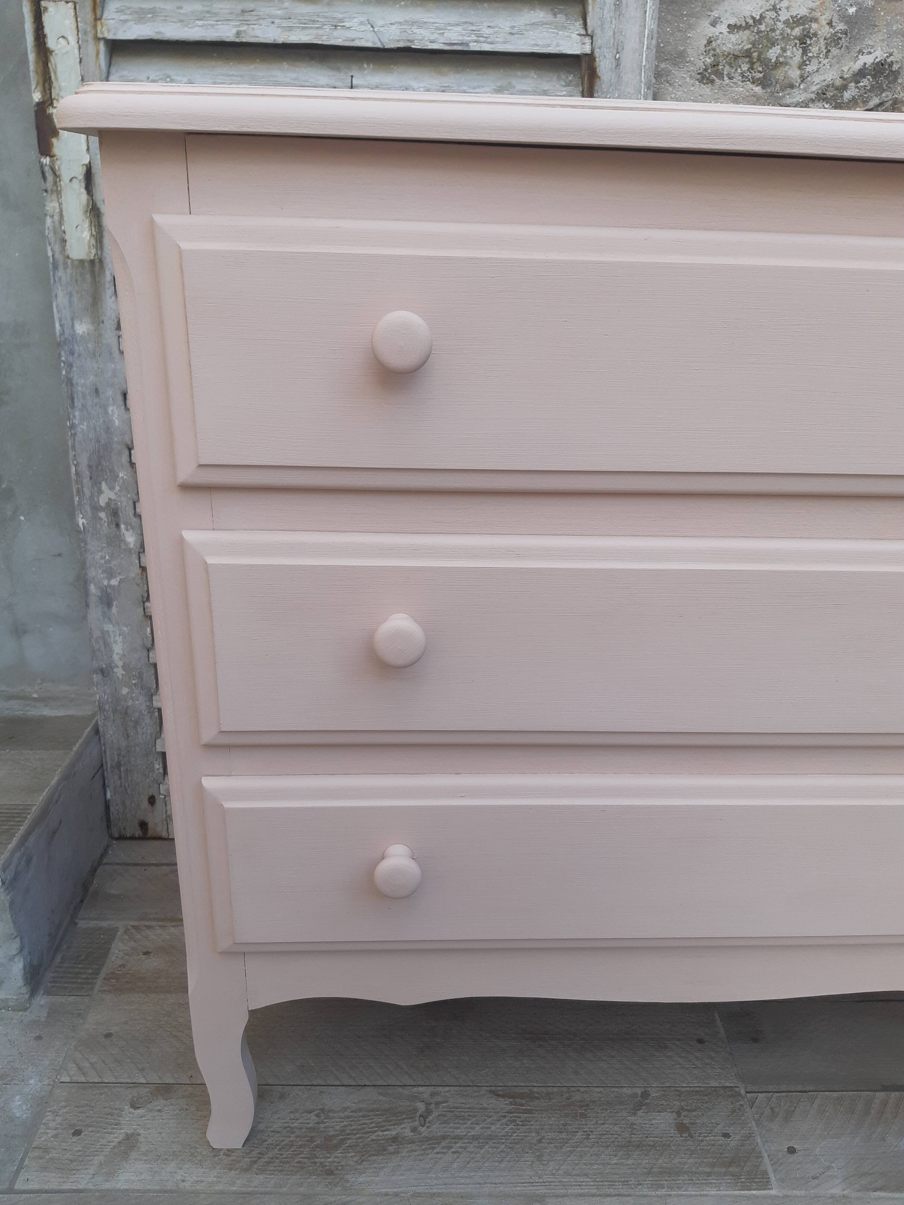 Pink dresser