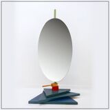 Vintage Memphis Style Table Mirror - 1980s