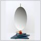 Vintage Memphis Style table Mirror - 1980s