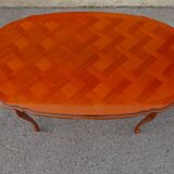Oval table, Regency style, integrated extensions