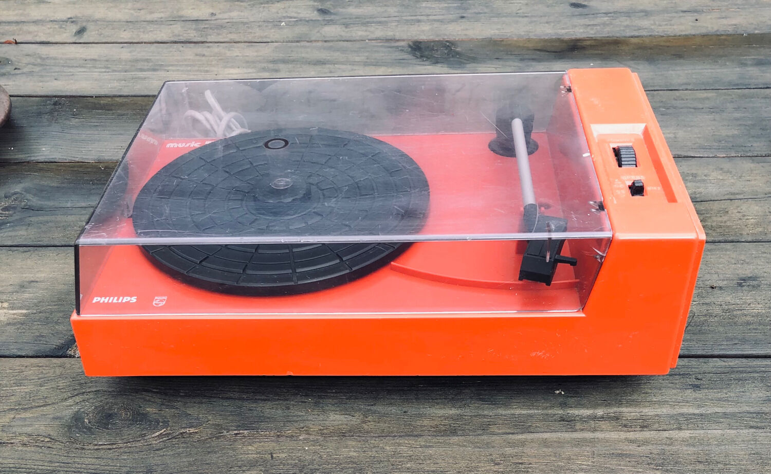 Vintage record player