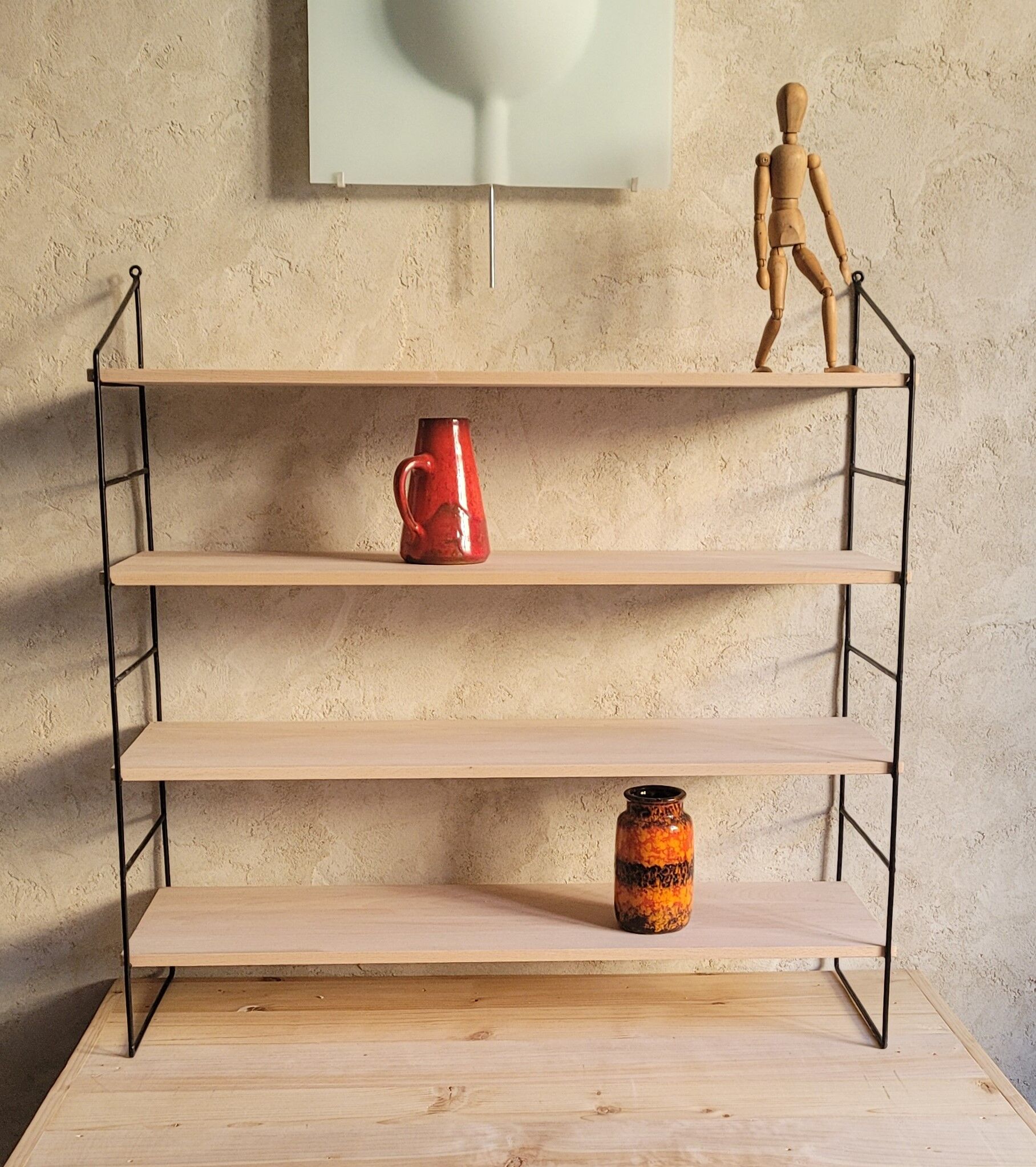 Etagère murale style string vintage