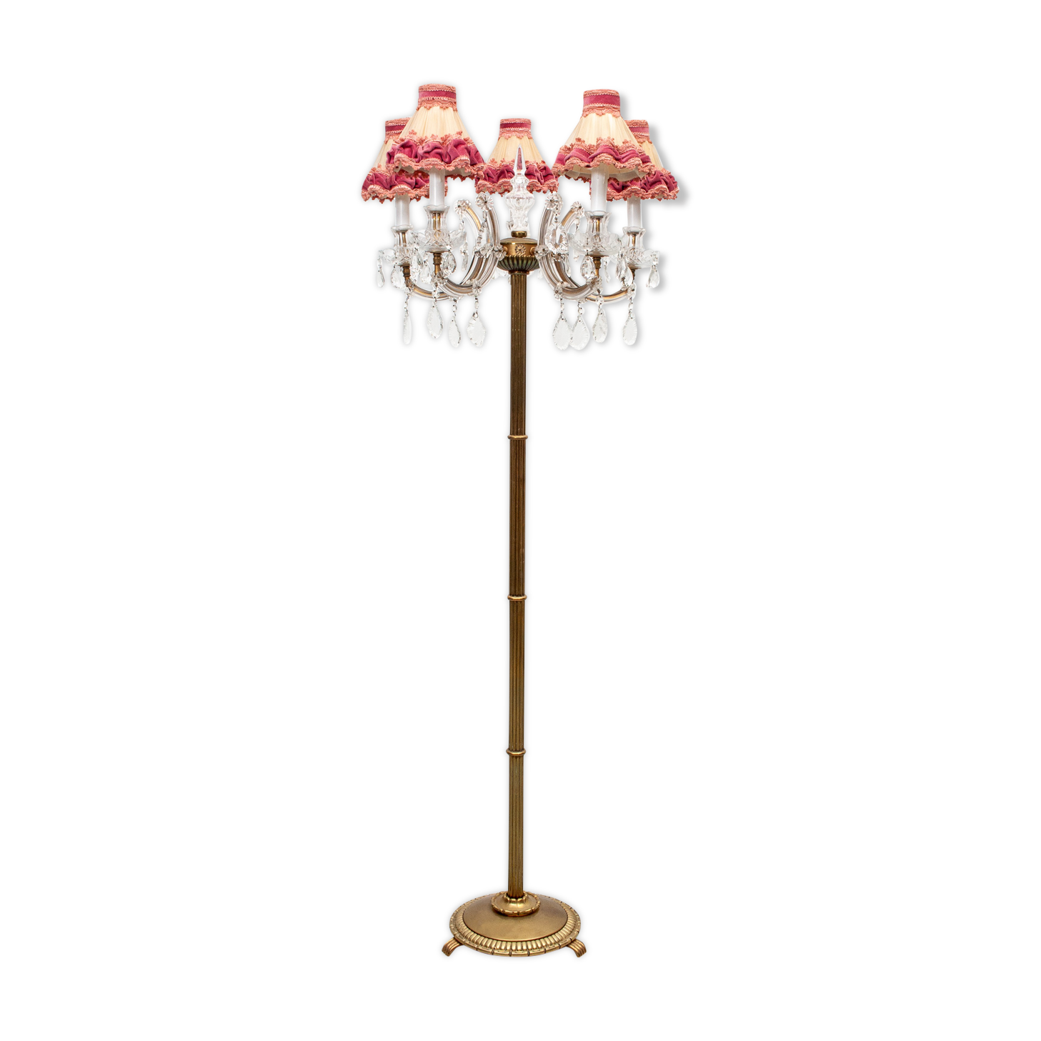 Louis XV style floor lamp, 1960s, France