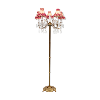 Louis XV style floor lamp, 1960s, France