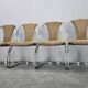 Set of Four Midcentury Dining Chairs, Gastone Rinaldi, Italy, 1970s