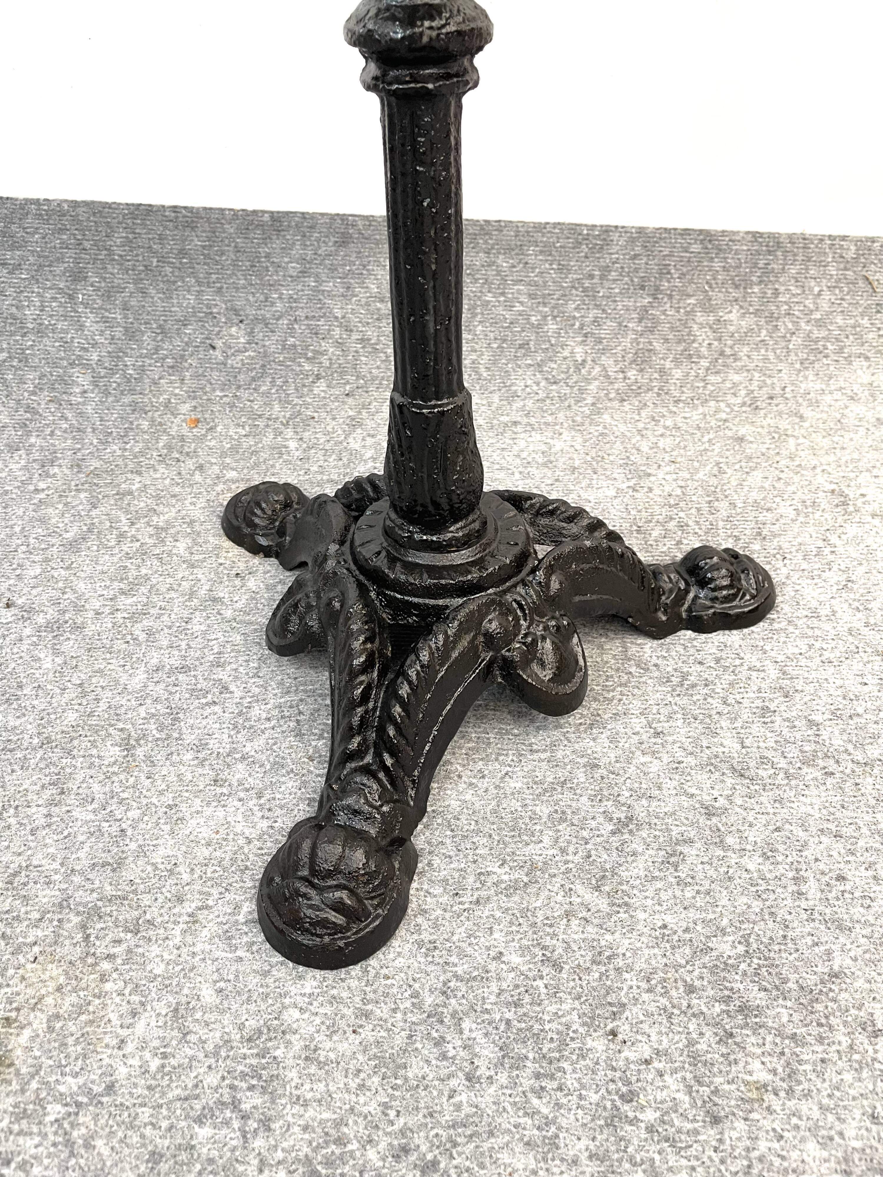 Parisian coffee bistro table marble tray