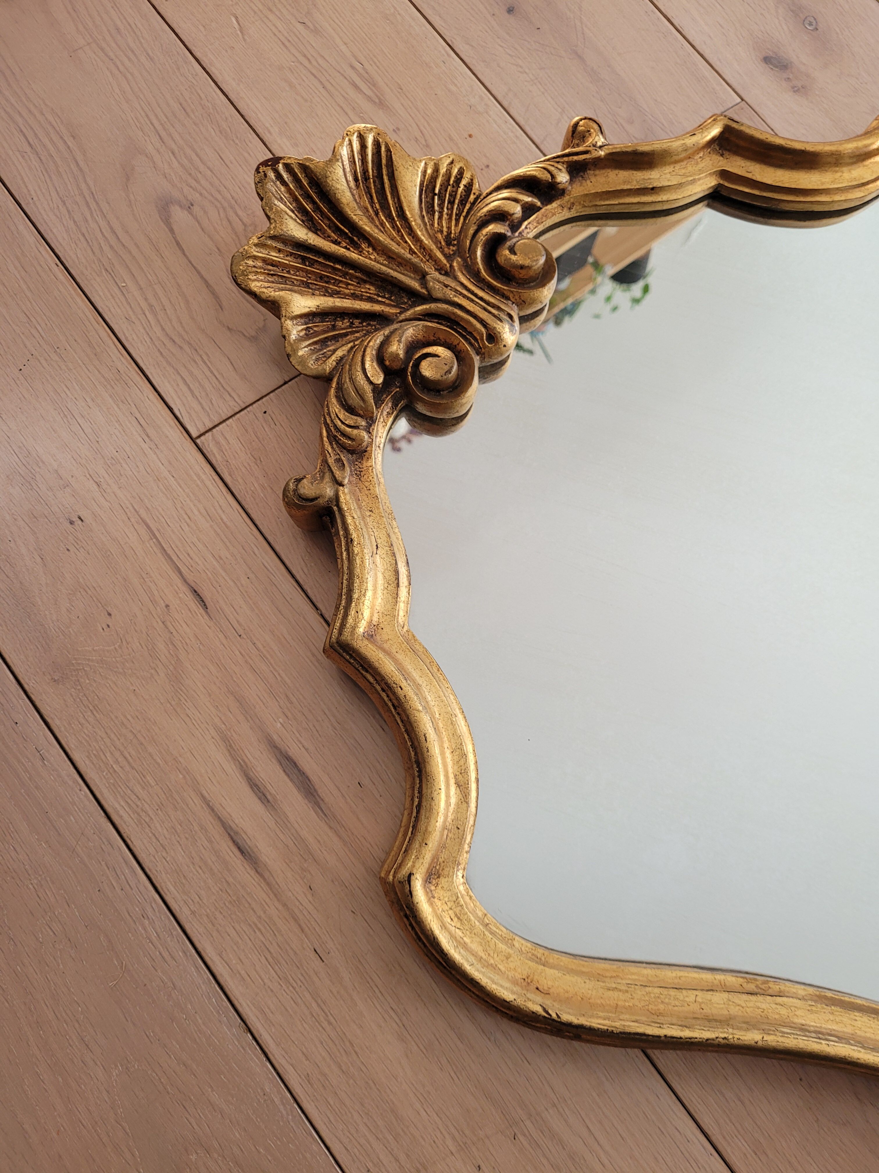 Wooden mirror shell 48x68cm