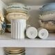 3 white porcelain aluminate pots from Limoges