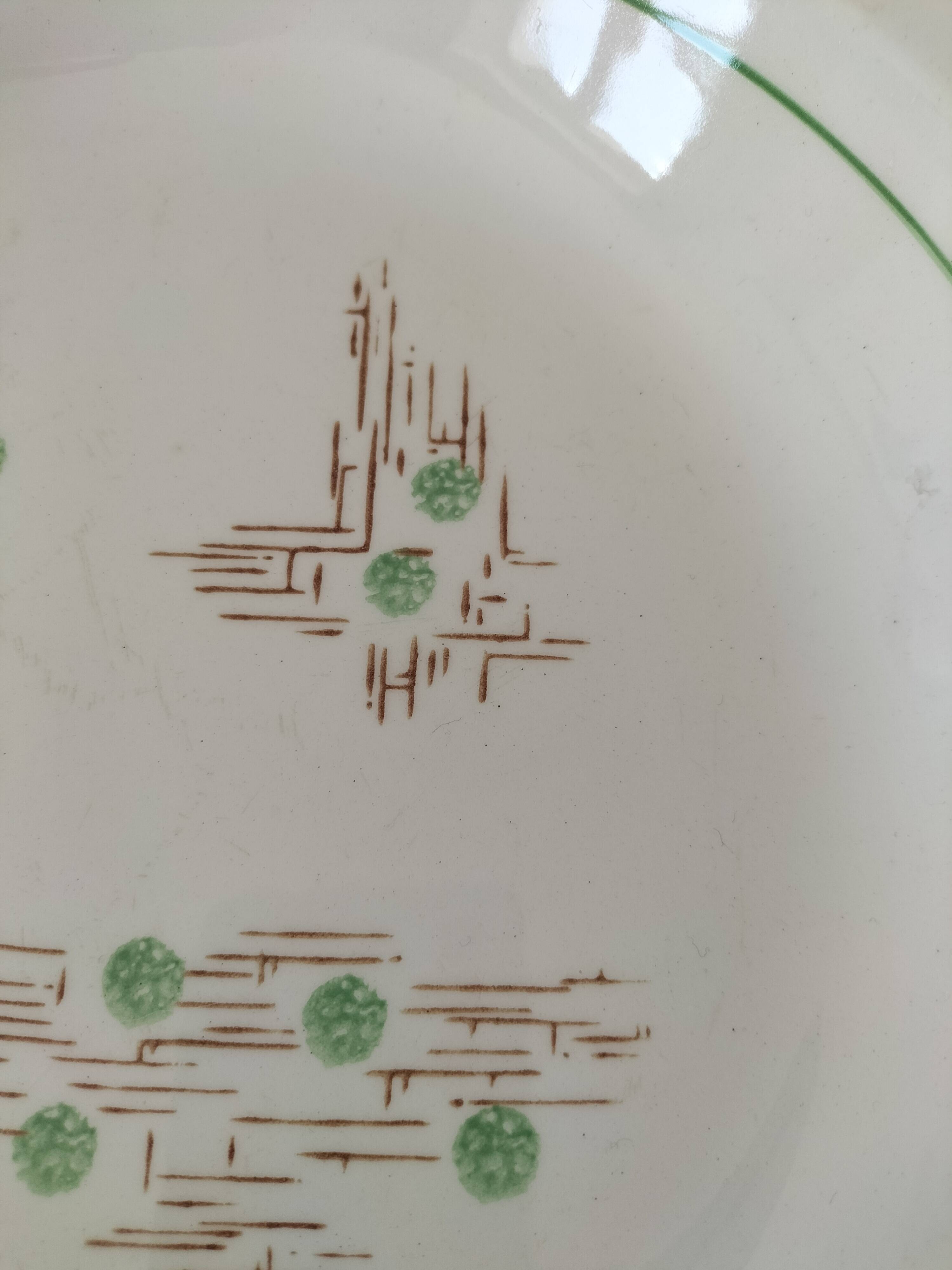 Gien France Pigalle model deep dish