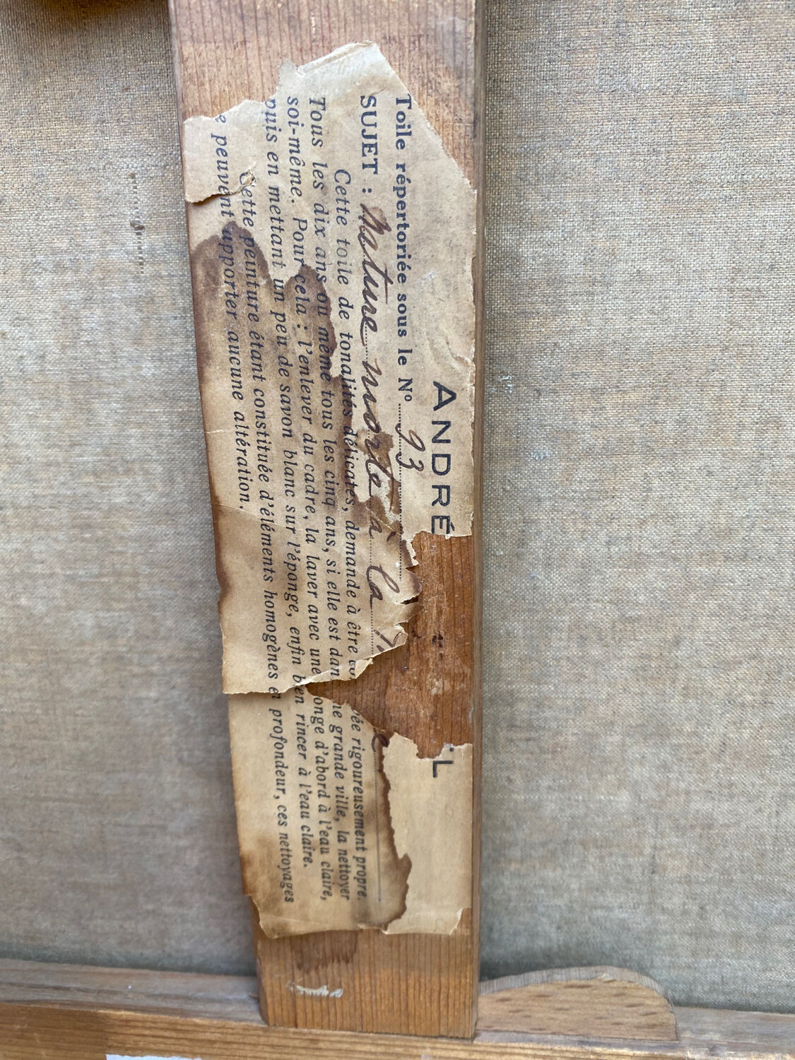 Still life signed Andre Roussel