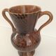 Vase vintage Sarreguemines modèle Acajou