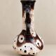 Grand pied de lampe Fat Lava ajouré années 70