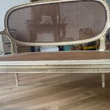 Caned bench in the Louis XVI style