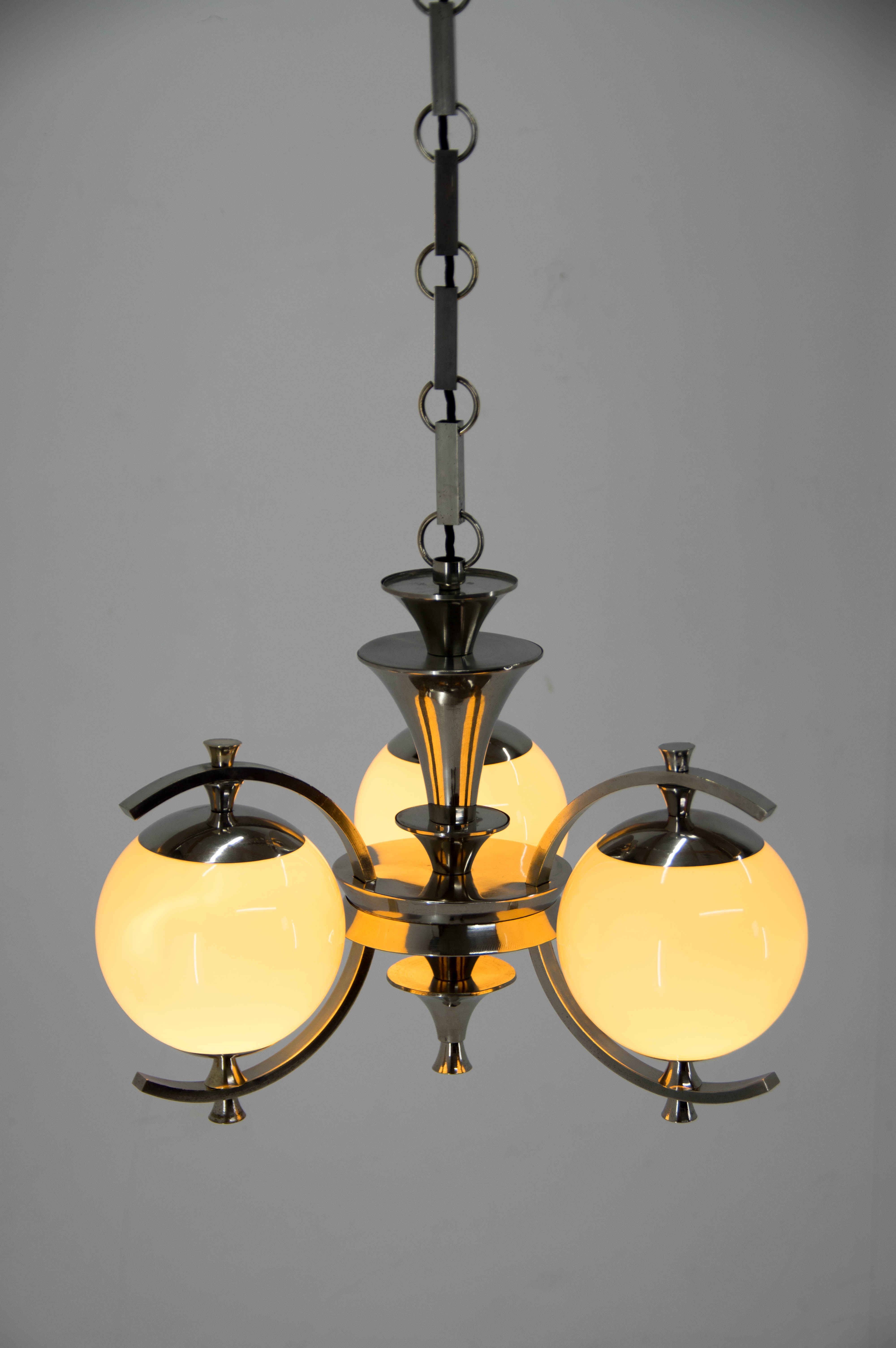 Rondocubist chandelier, 1930