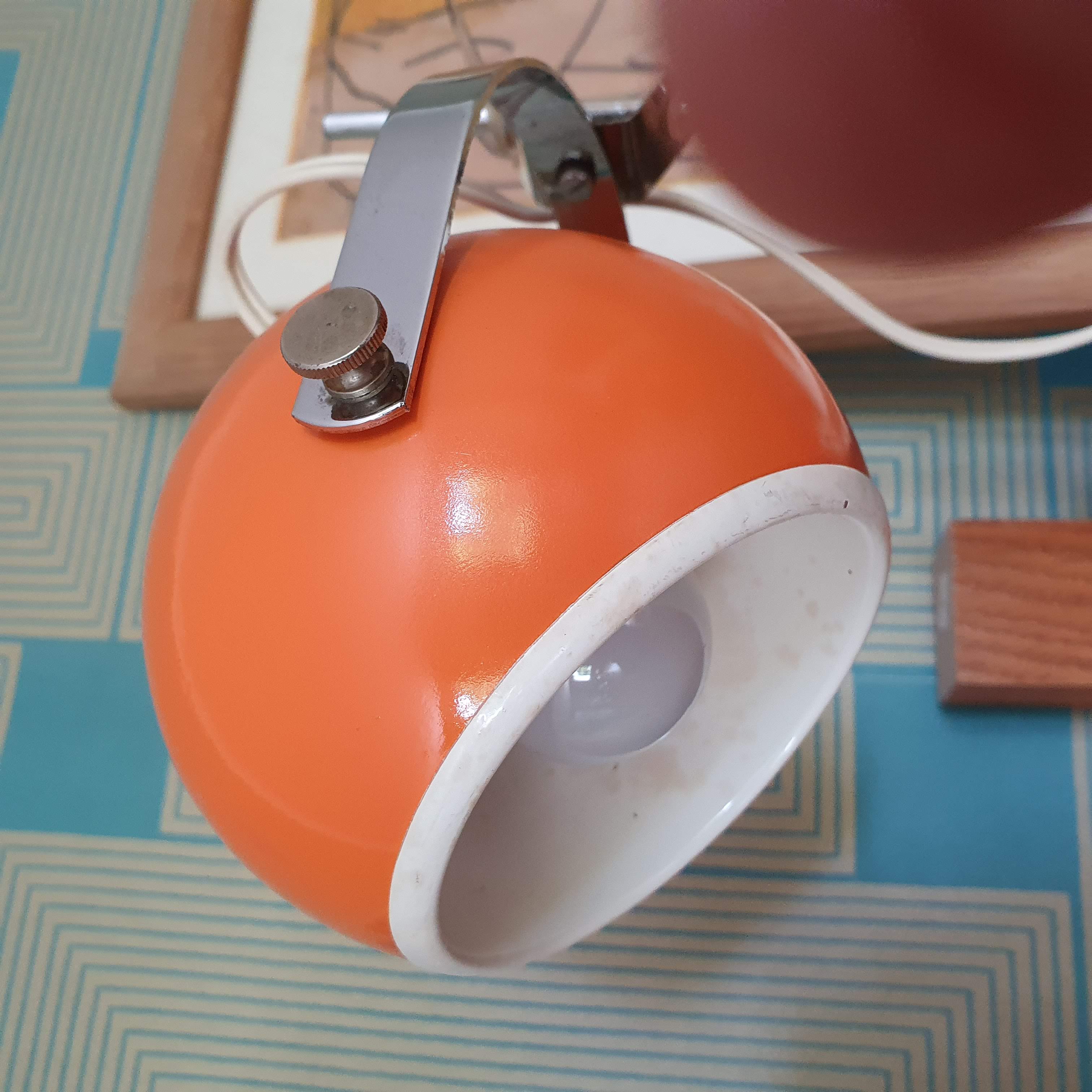 Vintage eyeball lamp 1960