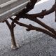 Banc de jardin avec pieds en  fonte