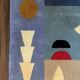Tapis en laine tissé à la main d'occasion