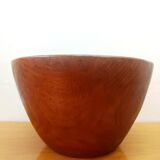 Large vintage teak bowl