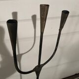 Wrought iron candlestick stand