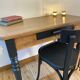 Farm table/desk + Bauman bistro chair