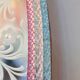 Venetian Italian mirror Barovier Murano from the 1940s.