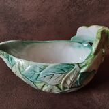 Gravy boat in barbotine style