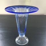 Grand vase Biot bleu