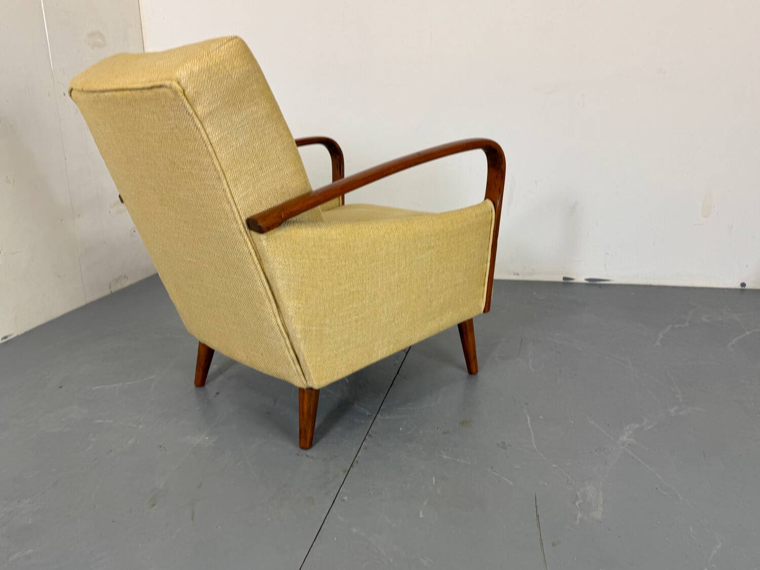 Fauteuil de salon moderniste du milieu du siècle, années 1950