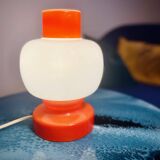 Vintage opaline glass lamp, Space Age, Murano 1960 - 1970