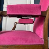 Voltaire armchair in walnut