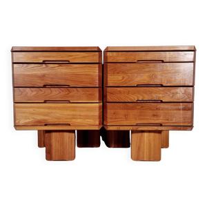 Ensemble de 2 armoires - orme