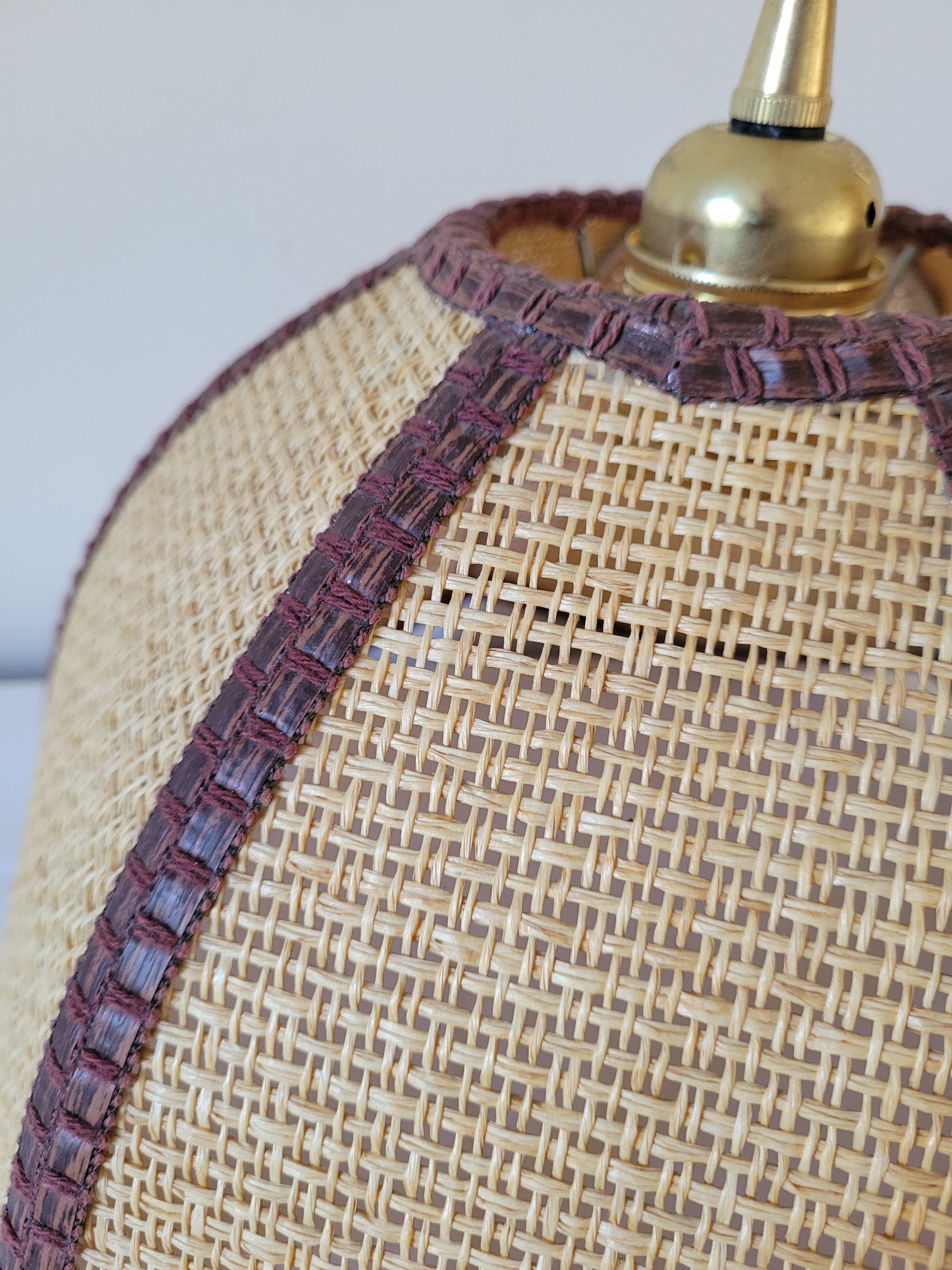 Rattan flower suspension