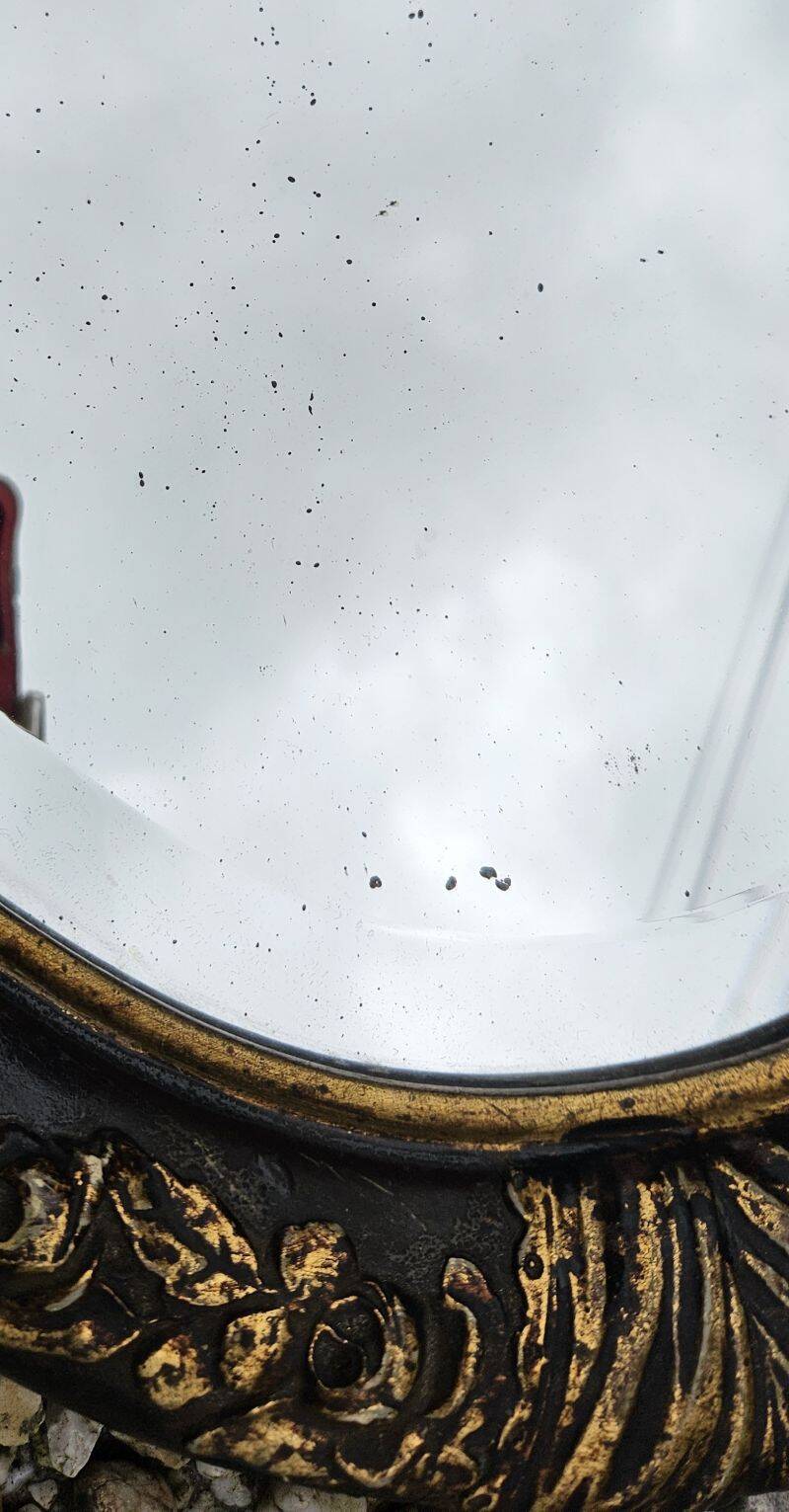 Bevelled Glass Art Deco Oval Mirror