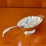 Christofle Gallia sauce boat by Christian Fjerdingstad, Swan model