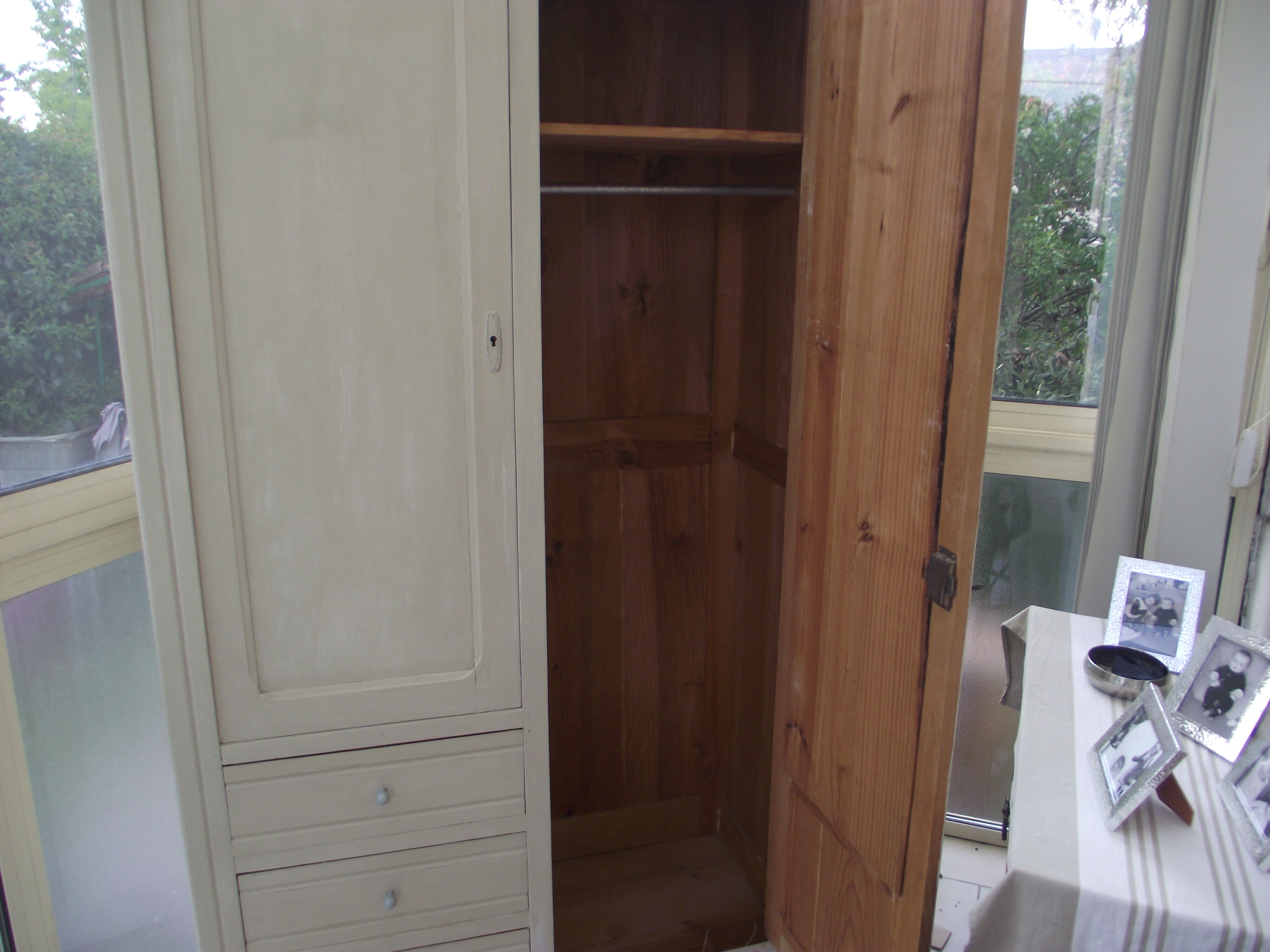 Painted Parisian wardrobe