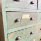 Old workshop drawer unit with original patina.