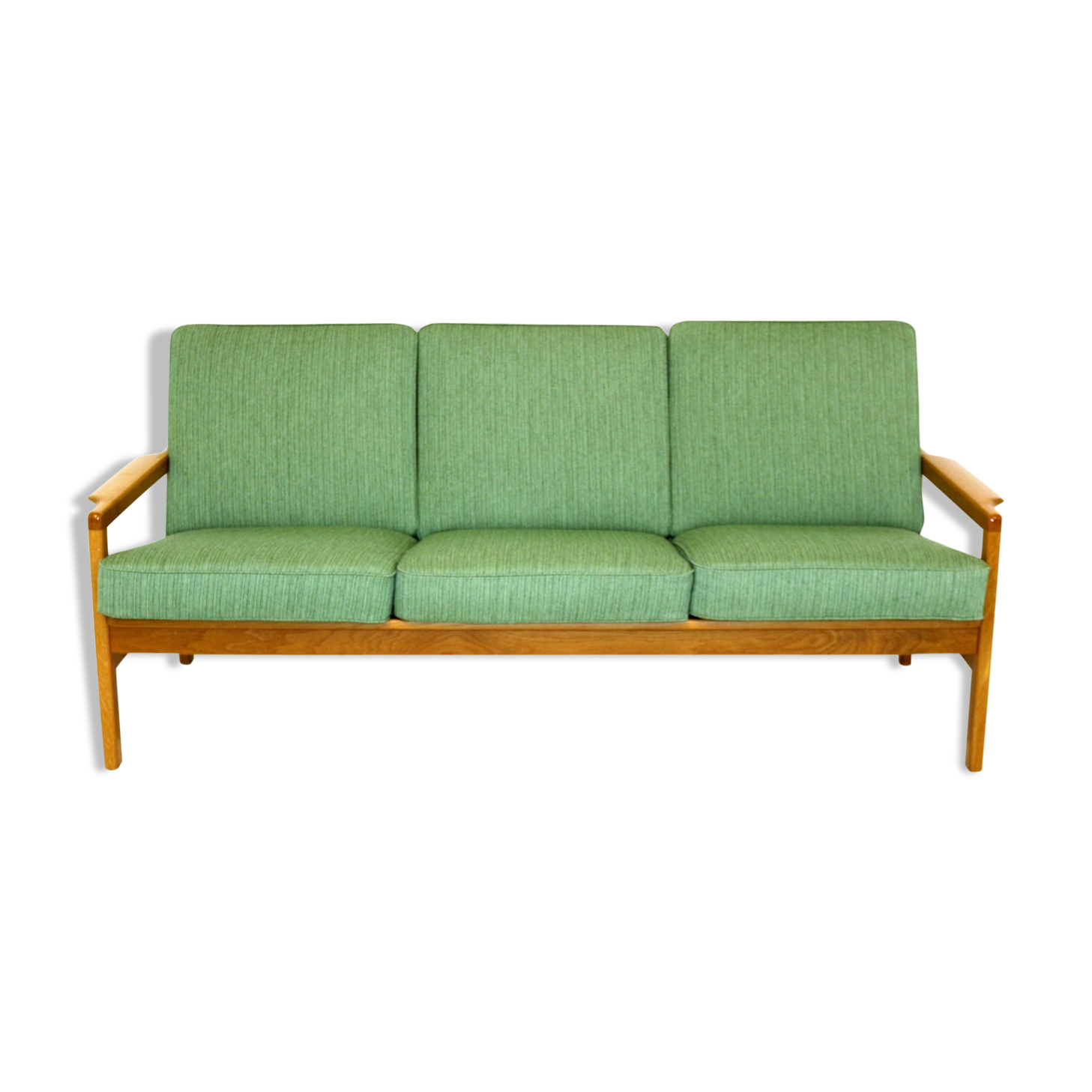 3-seater oak sofa, Sweden, 1960