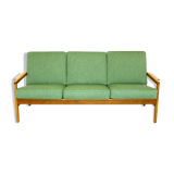 3-seater oak sofa, Sweden, 1960