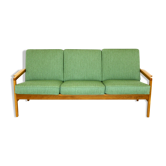 3-seater oak sofa, Sweden, 1960