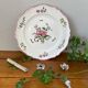 Antique serving dish in Saint-Amand earthenware (Nord)